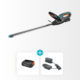 Gardena Nůžky na živý plot EasyCut 55/18V, sada
