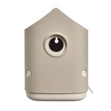 Ptačí budka Cosy bird house mushroom beige 18 cm