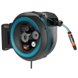 Gardena PowerRoll XL nástěnný box na hadici 35 m, tyrkysový – bez akumulátoru