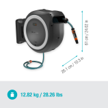 Gardena Akumulátorová nástěnná skříňka PowerRoll XXL, sada, 40 m, bílá