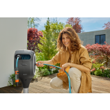 Gardena Terasový box na hadici RollUp S, 15 m hadice, bílý, automatické navíjení