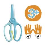 Fiskars Trénovací nůžky, tyrkysové 3+ 1064068