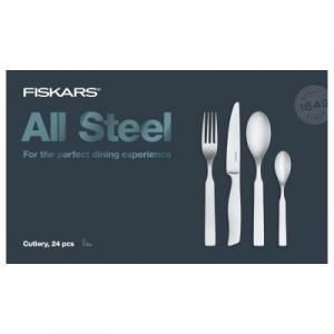 Fiskars All Steel Sada příborů 24ks 1054777