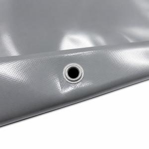 PVC PLACHTA ZAKRÝVACÍ ŠEDÁ 670 g/m2