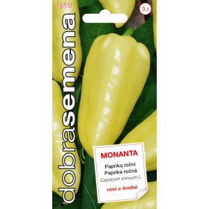 Dobrá semena Paprika zelená Monanta smetanová 40s
