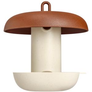 Krmítko Organic feeder silo, kaštanově hnědé, 18 cm