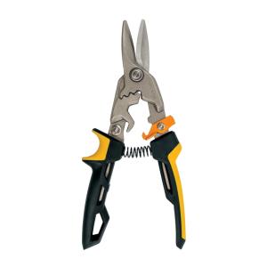 Fiskars PowerGear převodové nůžky na plech, přímé 1027207