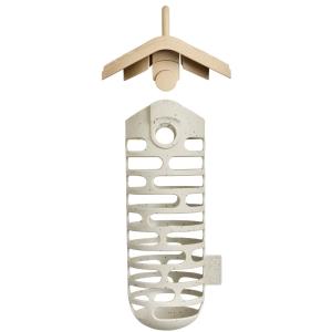 Krmítko na lojové kuličky Cosy suet ball feeder, houbová béžová, 10 cm