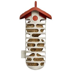 Krmítko na lojové kuličky Cosy suet ball feeder, barva tuscan red, 10 cm