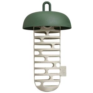 Krmítko na lojové kuličky Essential suet ball feeder, listově zelené, 12 cm