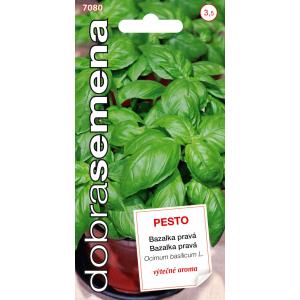 Dobrá semena Bazalka pravá - Pesto, typ Genovese 0,3g