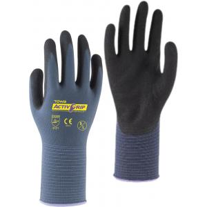 Rukavice AktivGrip Advance šedofialové 9 LRosteto