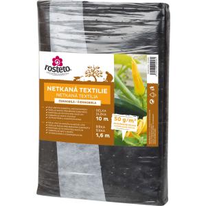 Neotex netkaná textilie Rosteto černobílý 50g