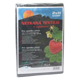 Neotex netkaná textilie výsek černý 45g jahody