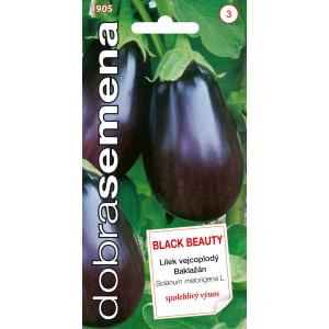 Dobrá semena Lilek vejcoplodý Black Beauty 0,8g