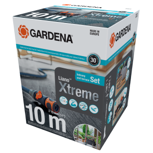Gardena Textilní hadice Liano™ 10 m s přípojkou na vnitřní vodovodní kohoutky – sada