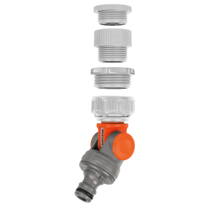 Gardena Výkyvná přípojka na vodovodní kohoutek 33,3 mm (G 1") / 26,5 mm (G 3/4") / 21 mm (G 1/2")