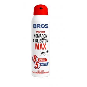 BROS REPELENT PROTI KOMÁROM A KLÍŠŤATŮM MAX aerosol